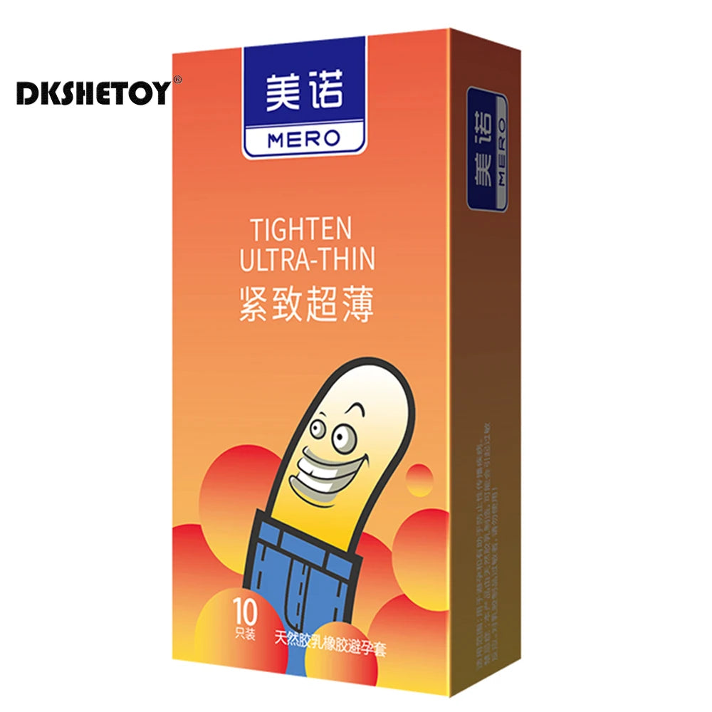10pcs Spiked Threaded Ultra-Thin Special Condoms Sex Toys For Men 18+ Lubricanted Pussy Stimulation Penis Sleeve Adult Sex Shop