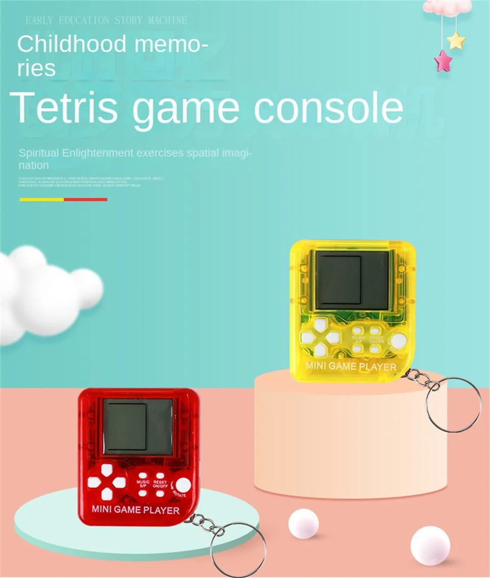 GAMINJA Retro Mini Handheld Game Players Classic Electronic Games Hand Held Console Game Child Puzzle Gaming Console Toys Gift