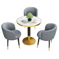 Metal Office  Set with 80cm Nordic Modern Minimalist Tables and Chairs for Meeting and Rest Areason Sale