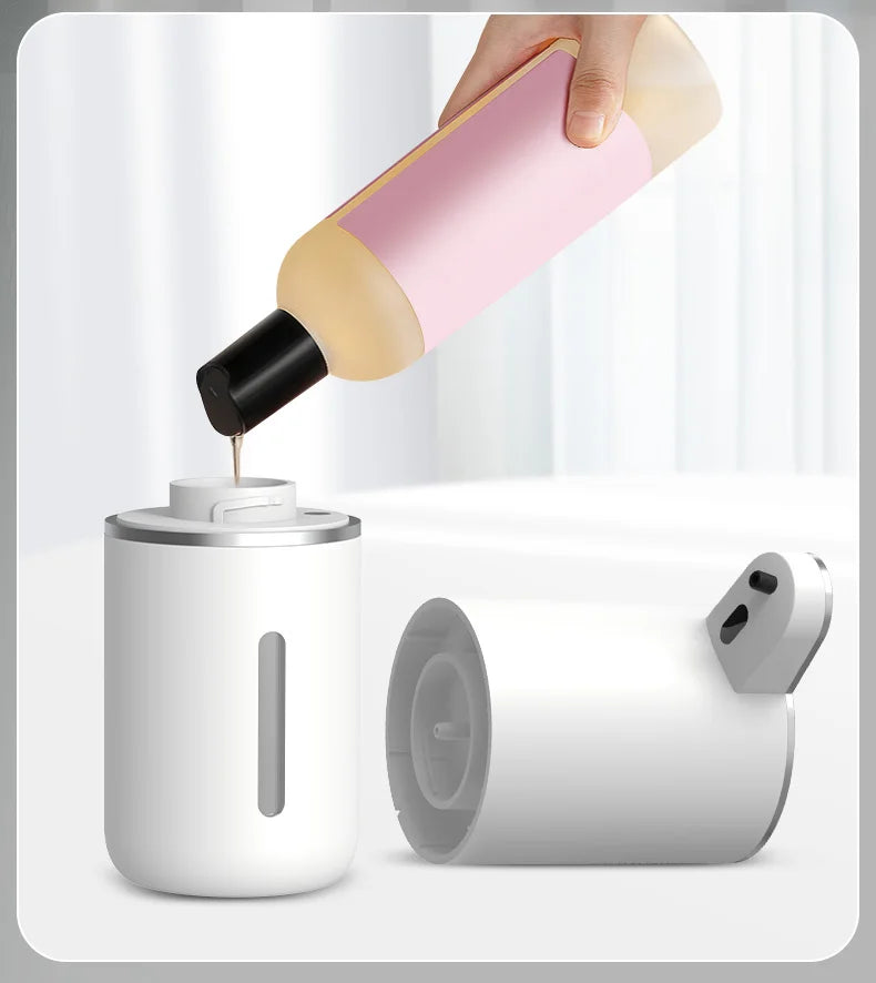 Automatic Soap Dispenser Touchless Foaming Soap Dispenser 380ml USB Rechargeable Electric 4 Level Adjustable Foam Soap Dispenser