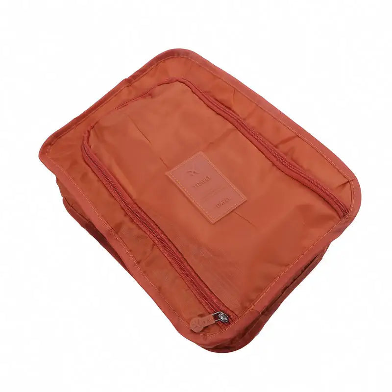 Portable Shoe Bags Travel Holds Multifunction Folding Storage Handbag High Capacity Mini Solid Color Shoe Pouch Organizer