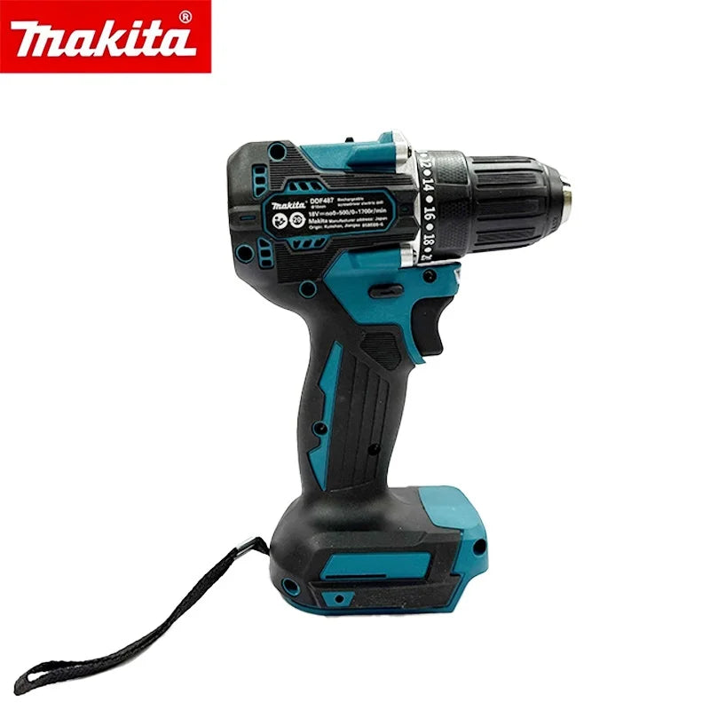 Makita DDF487 18V Cordless Brushless Electric Drill Driver Impact Screwdriver Rechargeable Power Tool (Only Tool)
