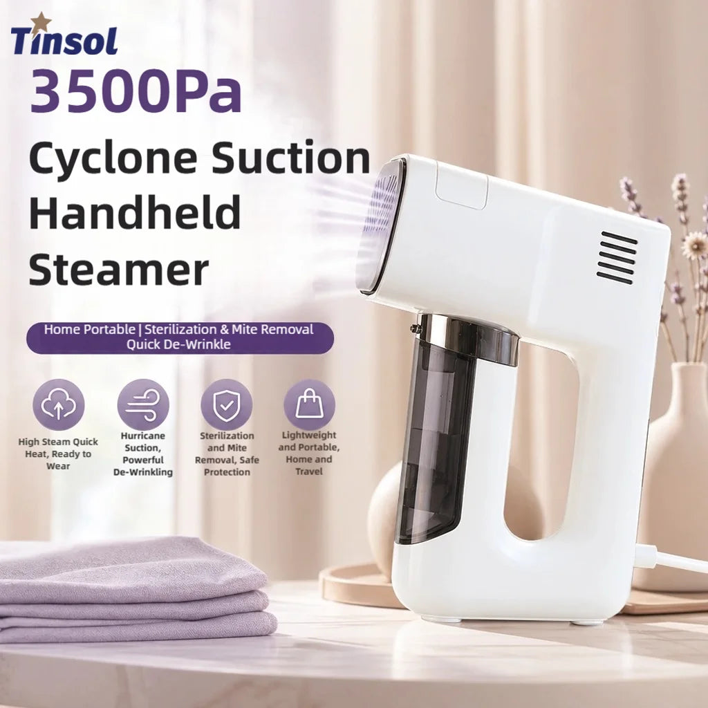 TINSOL Vacuum Suction Steam Hanging Iron 1200W Home Use with Two-Level Suction Ironing Machine, Dry and Wet Dual-Use Steam Iron