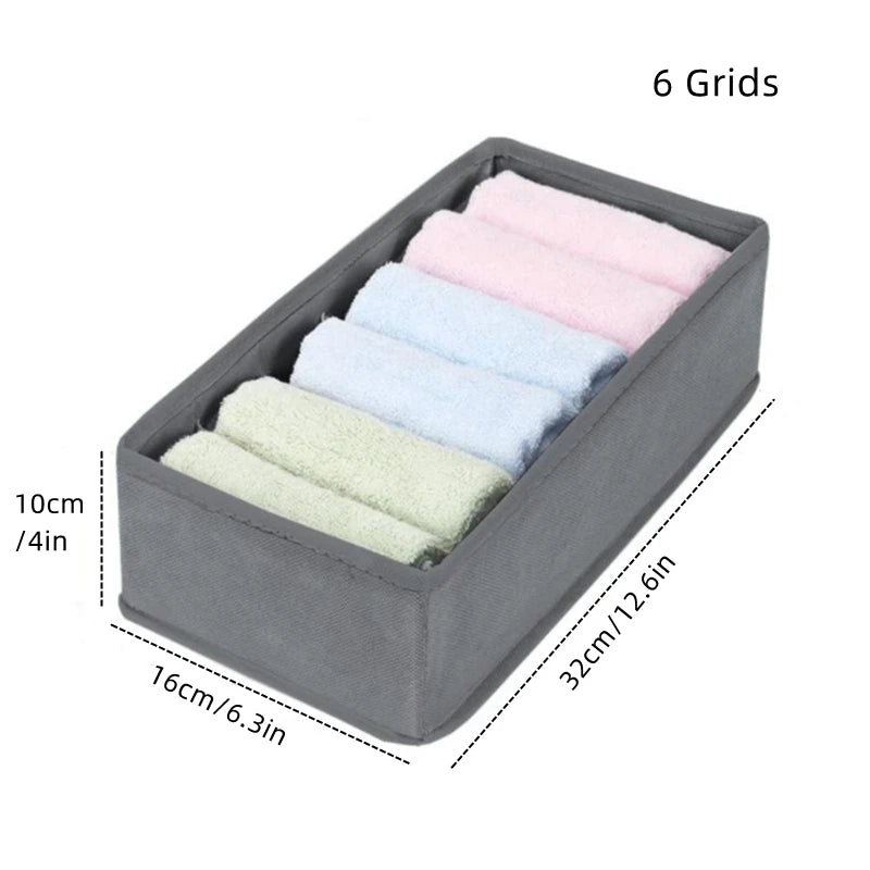 Underwear Organizer Socks Pants Bra Storage Box Cabinets Drawers Wardrobe Clothes Scarf Storage Organizer Boxes For Bedroom