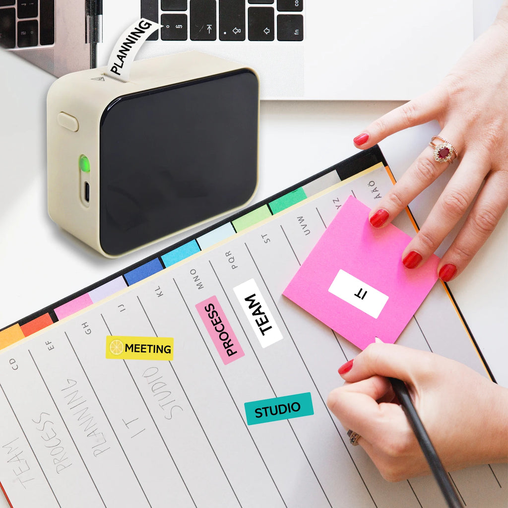 MarkLife P15 Thermal Label Printer Mini Portable Wireless Bluetooth-compatible Labeling Sticker Machine for Home Office