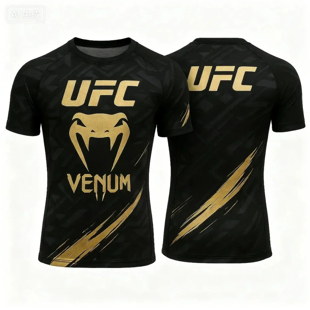 Remera Deportiva Hombre - Secado Rápido Estilo UFC