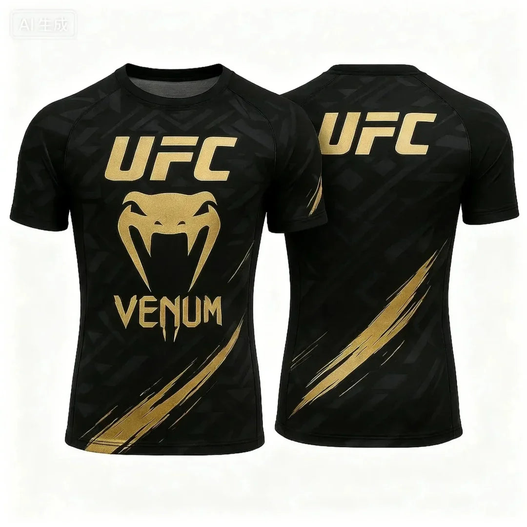Remera Deportiva Hombre - Secado Rápido Estilo UFC