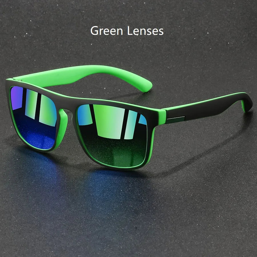 Lentes de Sol Vintage Cuadrados – Unisex Pesca Manejo Antirreflejo