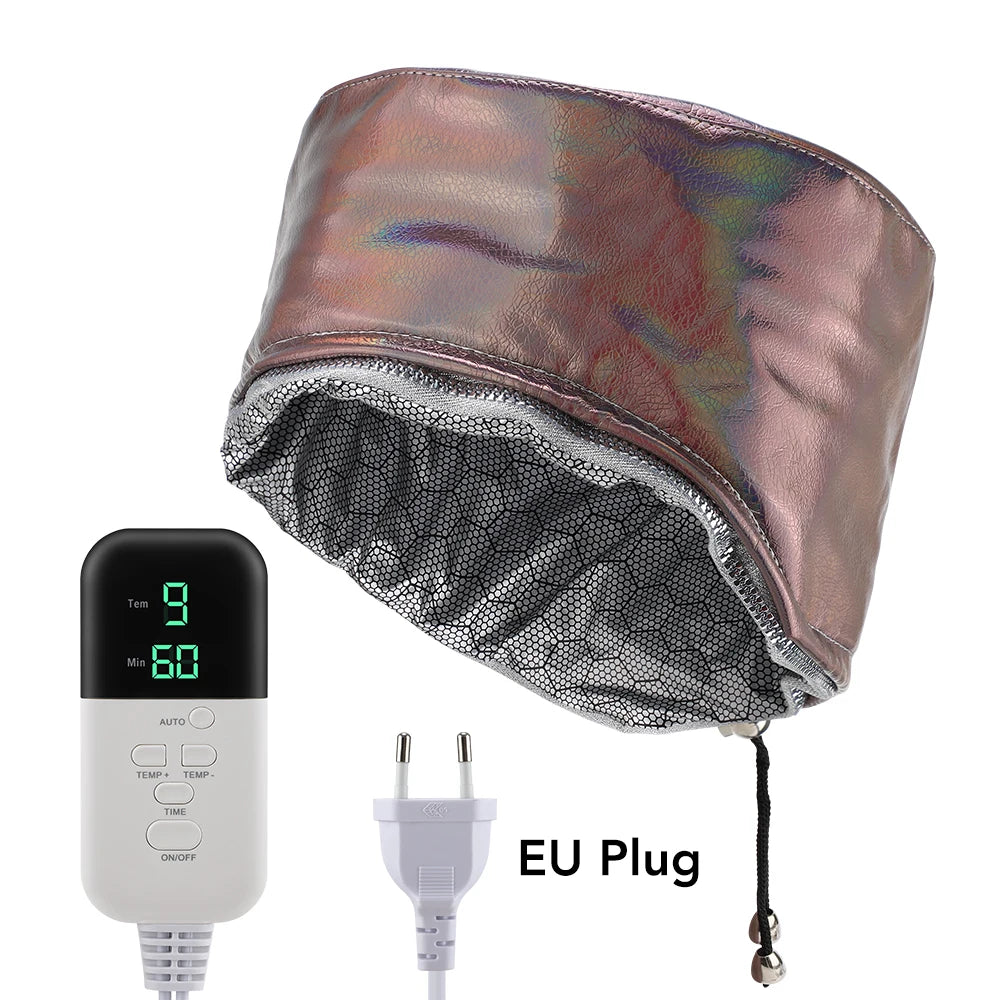 10 Levels Electric Hair Heating Cap Waterproof Hair Steamer Cap Thermal Treatment Hat SPA Nourishing Hair Styling Care