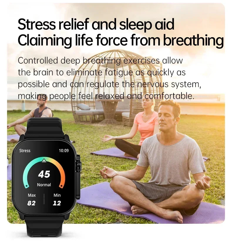 Watch 10 Ultra Smart Watch 49mm 2026 New NFC Men Women GPS Track Bluetooth Call BT Music Games Wireless Charging Smartwatch