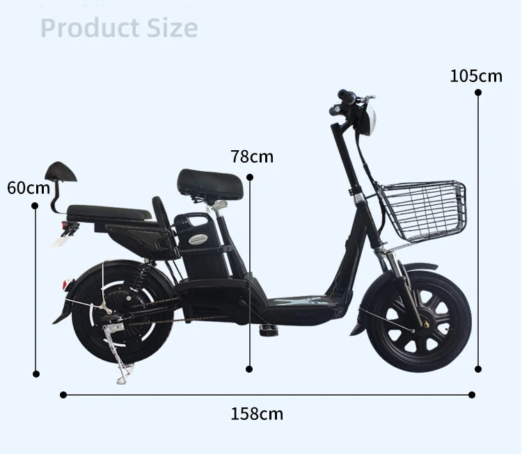 14 inch Electric Bicycle  City Bike Mountain Bike Carry Bike E Bike электровелосипед
