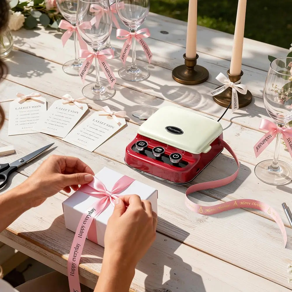 Phomemo P15 - Impresora de Etiquetas Bluetooth Portátil con Cinta Personalizada