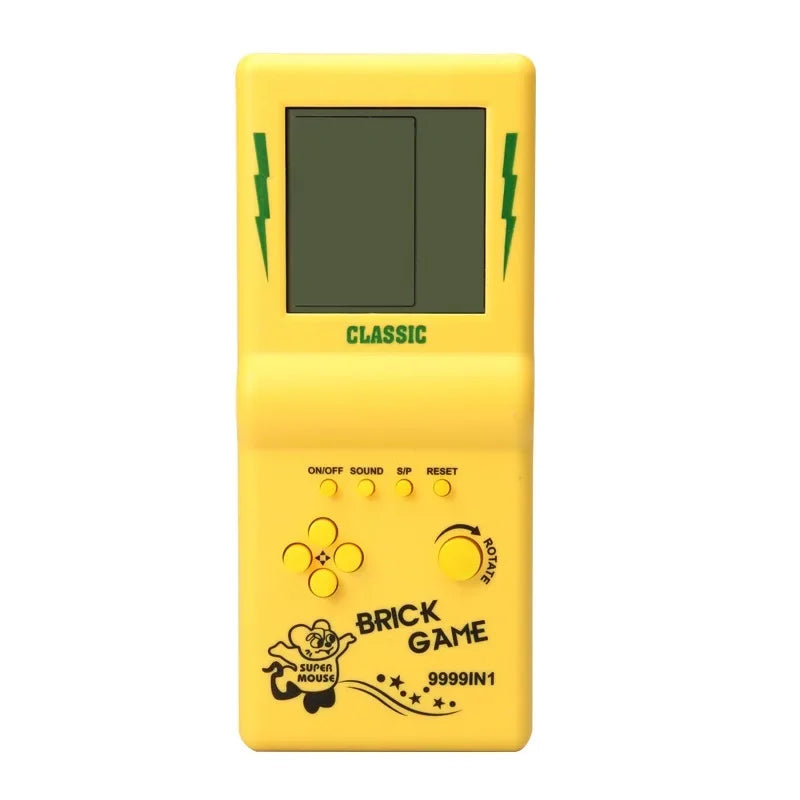 Mini Portable Game Console BRICK GAME Handheld Players Nostalgic Educational Toys Pocket 4 Colors Classic Elderly Childhood Gift
