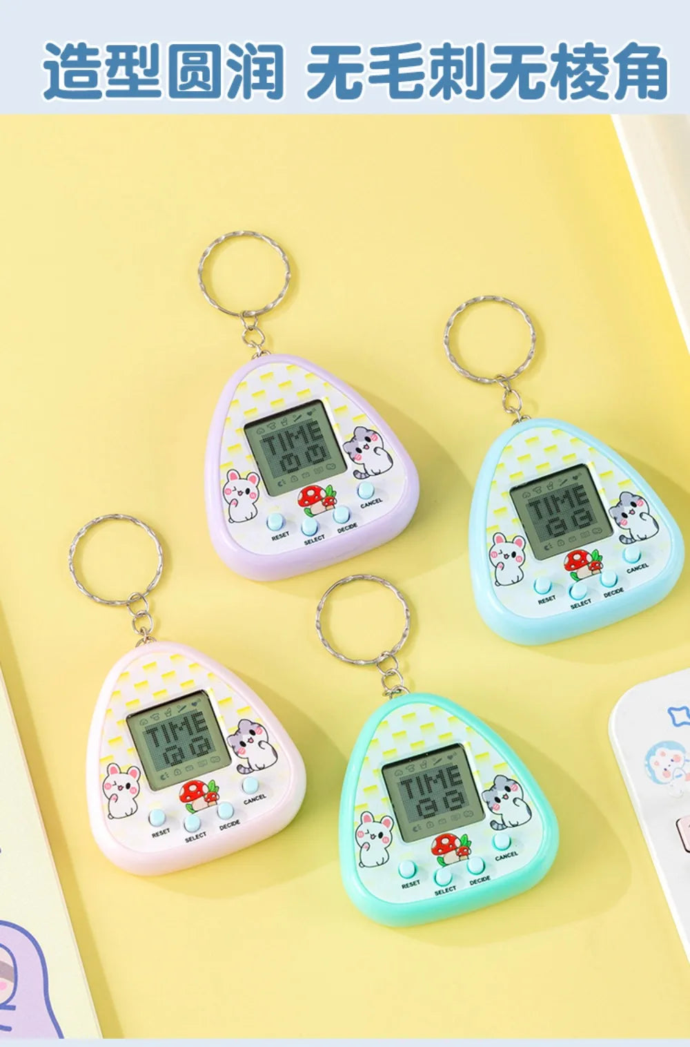 Multilingual Virtual Electronic Pet Tamagotchi Toy, Pixel Screen Digital Animal Game Machine, Kids Gift