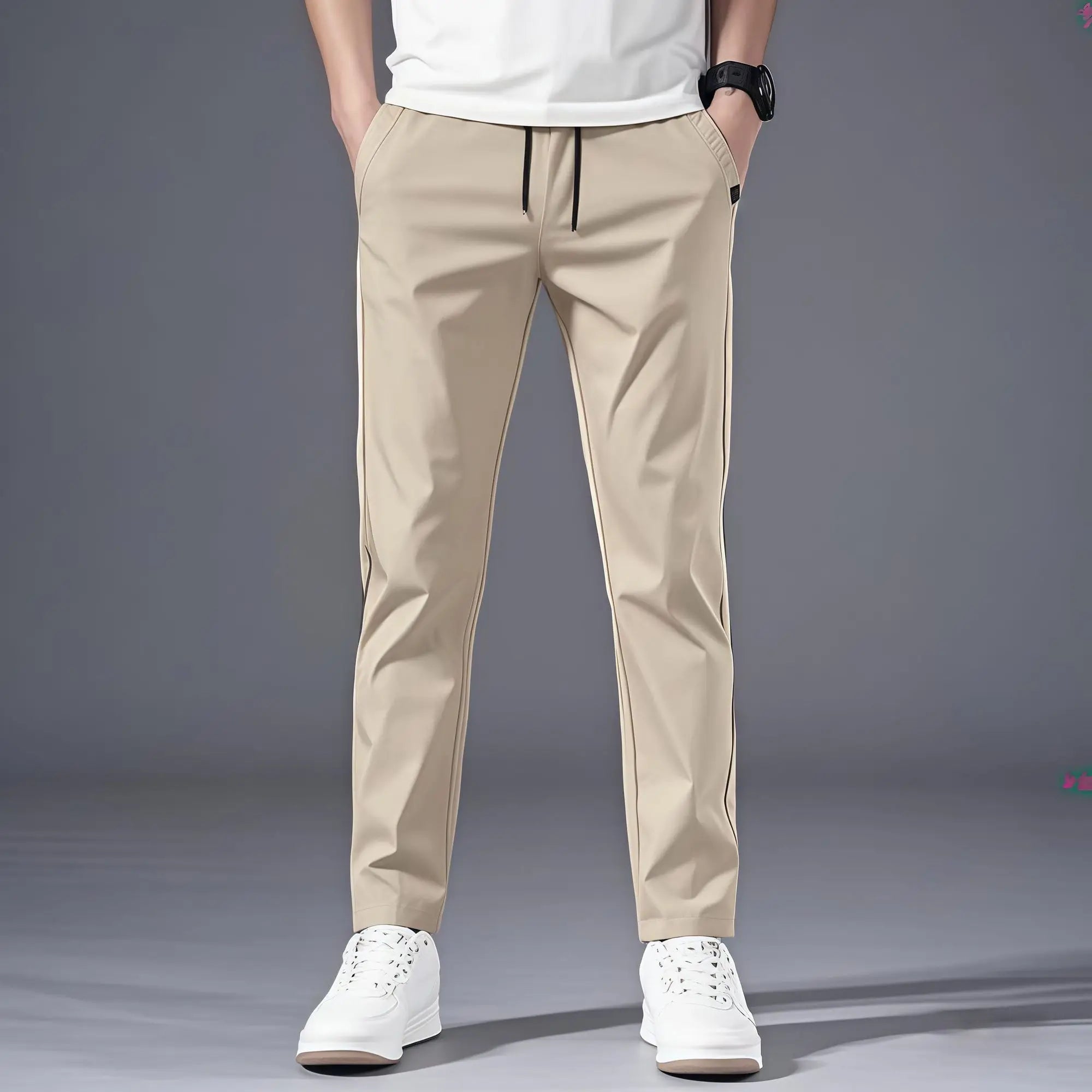 Pantalón Hombre Verano - Recto y Liviano Estilo Coreano