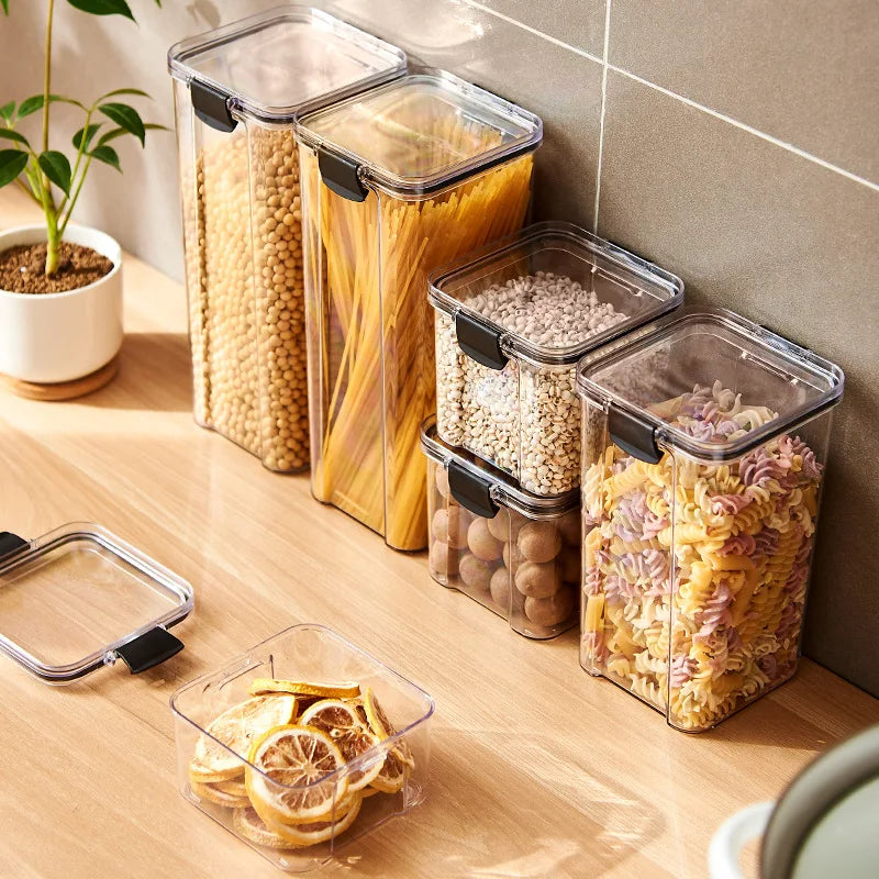 Set de Frascos Herméticos para Cocina - Organizador de Alimentos