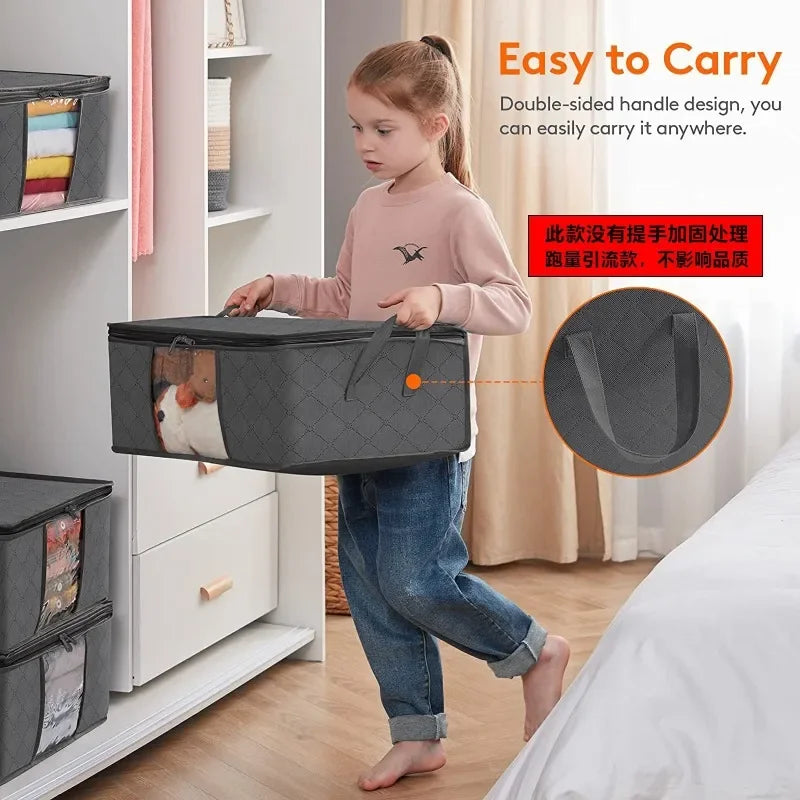 Bolsa de Almacenamiento Plegable para Ropa y Mantas