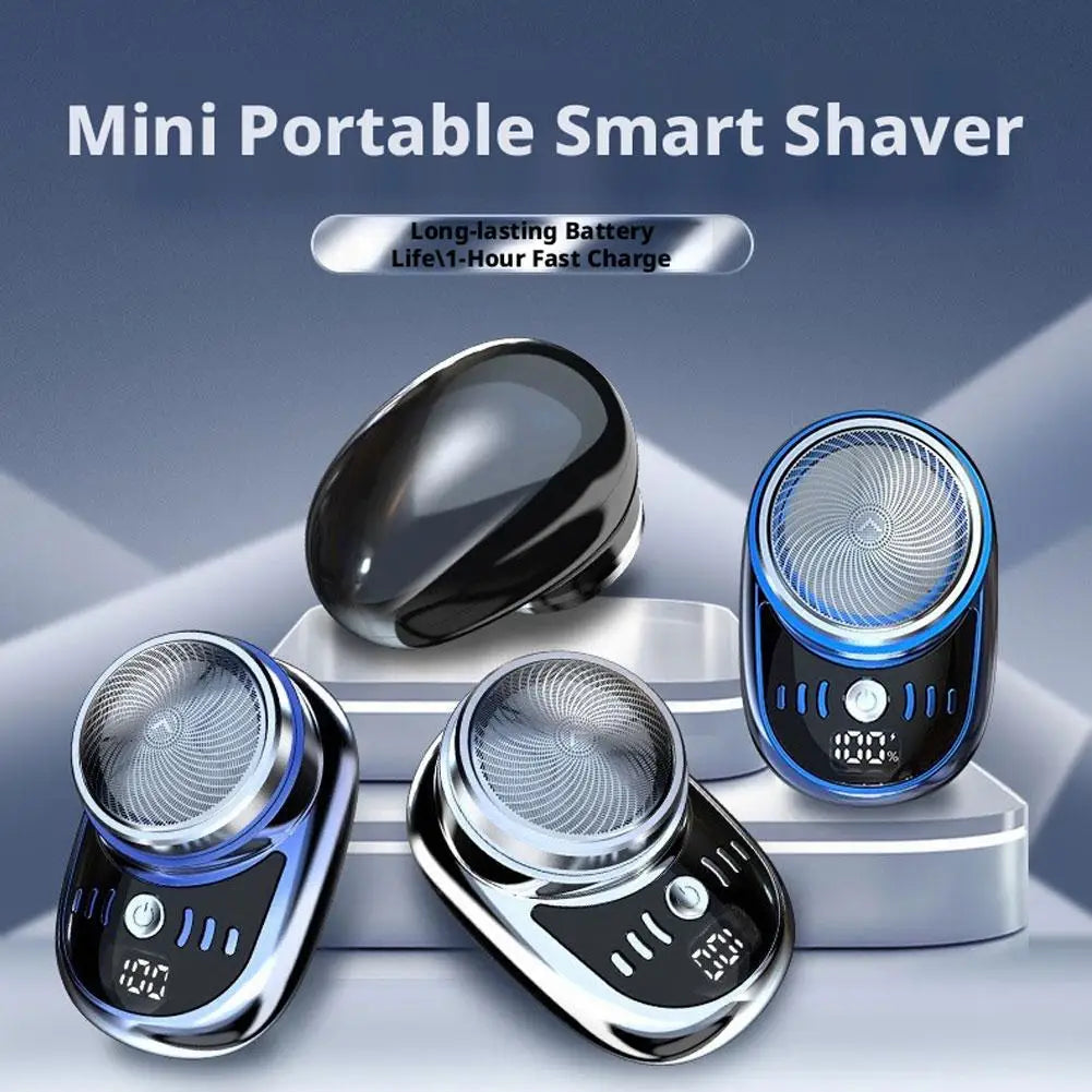 Portable Men's Shaver Mini Pocket Travel Razor Wireless Detachable Shaver Facial Beard Hair Trimmer Hair Beard Trimmer Remover