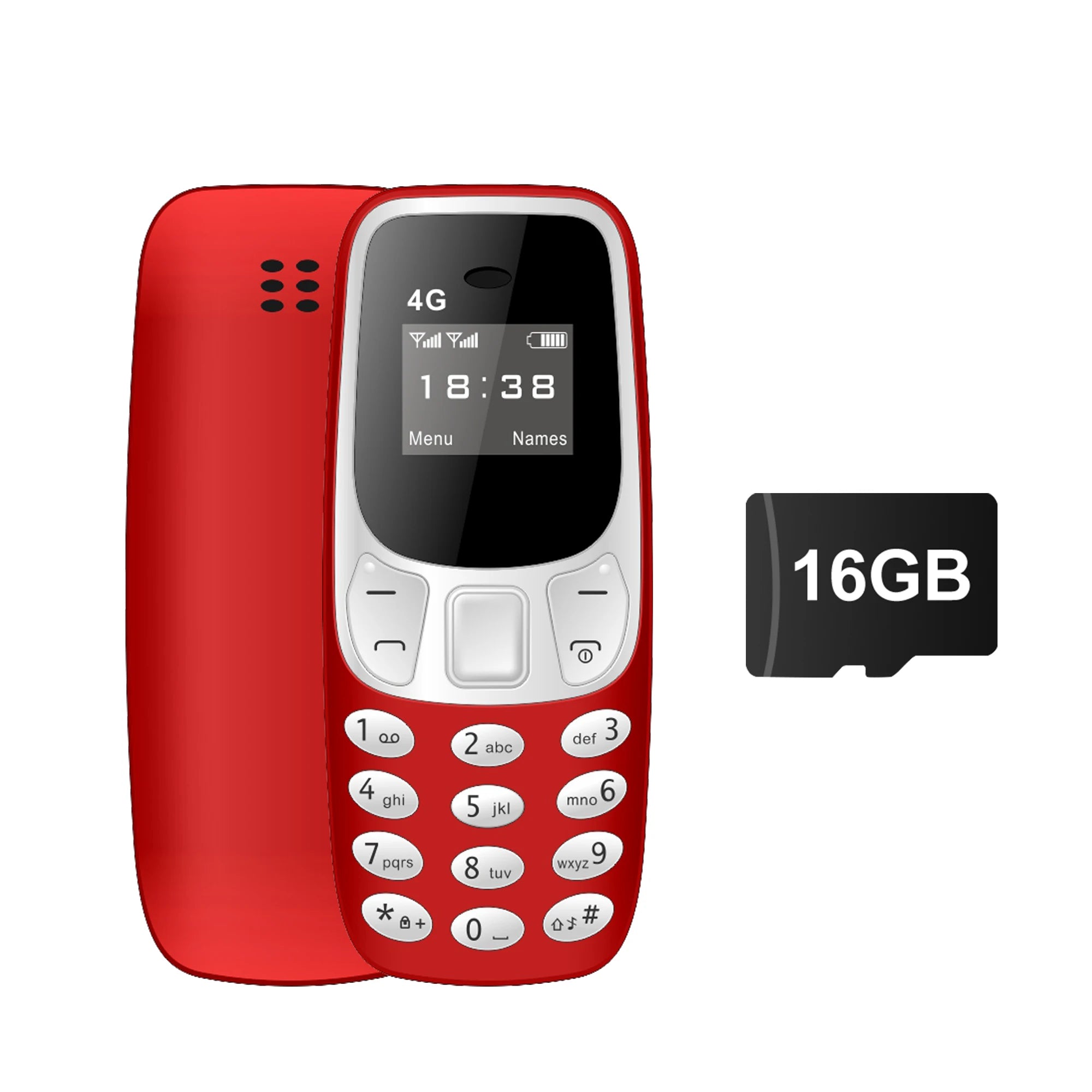 SERVO BM10 LTE 4G Mini Mobile Phone Dual SIM Standby Call Recording Speed Dial Blacklist Alarm Clock Small Feature Backup Phones