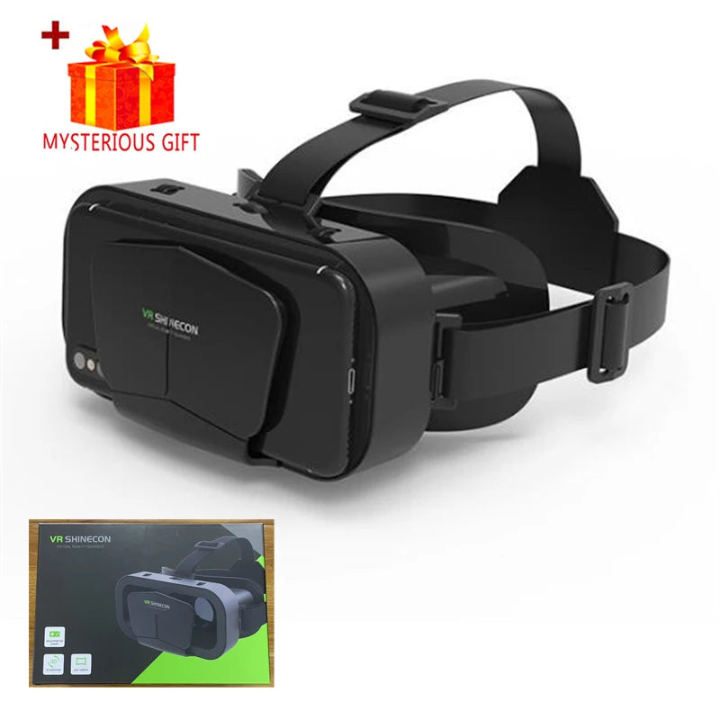 VR Glasses 3D Virtual Reality Smart Phone Mobile Smartphones 7 Inch Headset Helmet Game Wirth Real Viar Goggles Lenses Devices