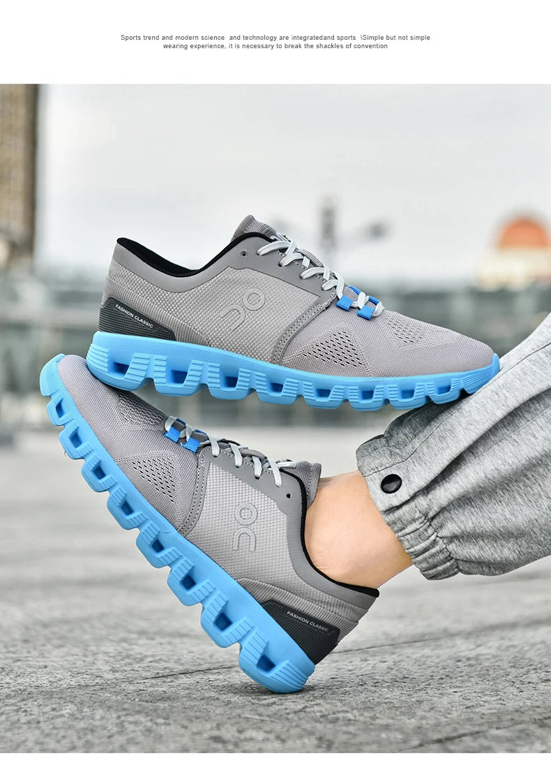 Men's Breathable Casual Sneakers Air Mesh Running Shoes Lightweight Summer Outdoor Sports Zapatillas for Male Large Size 39-46