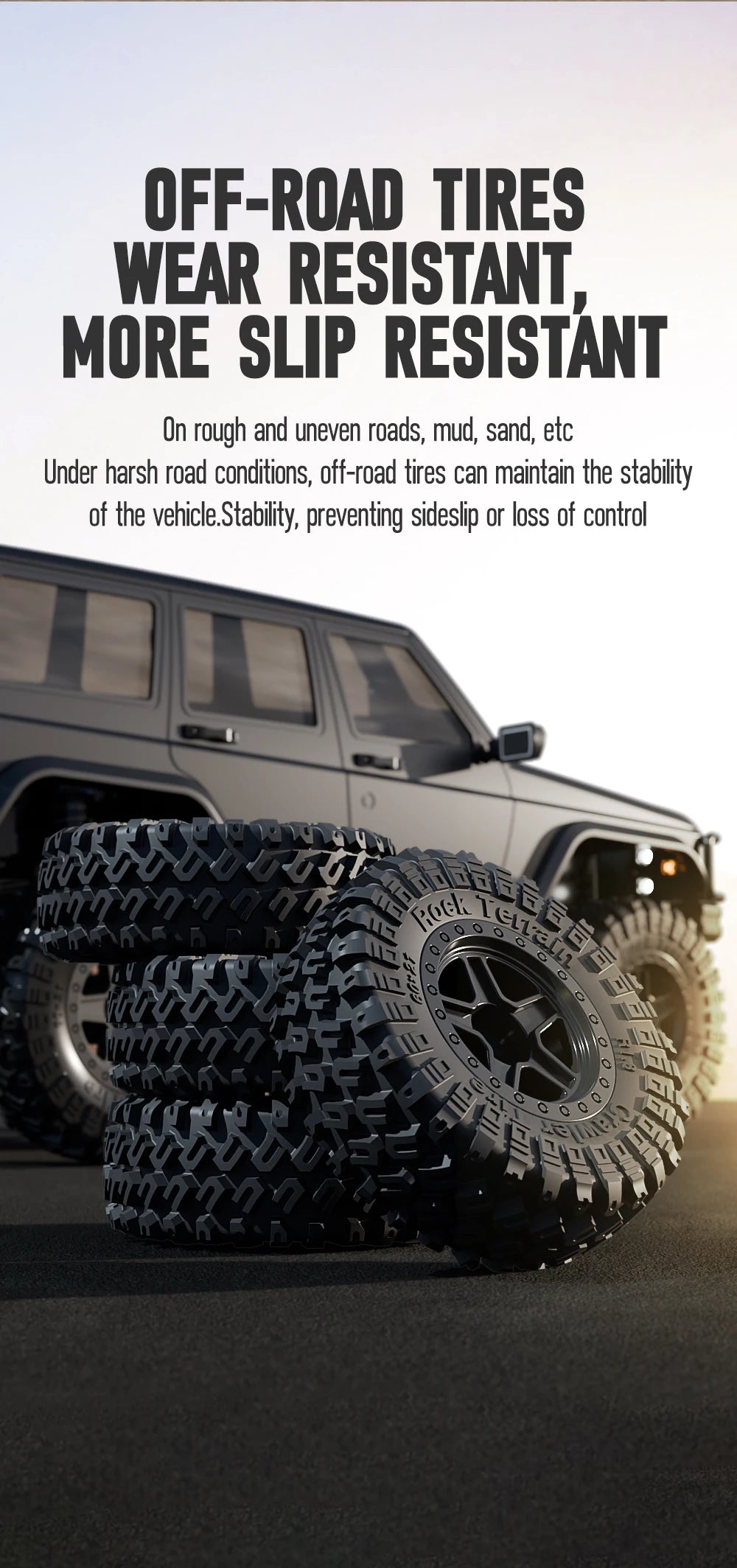 New 1:18 Scale Remote Control Off-Road Climbing Car Linked Headlights Full Proportion  2.4G 4WD Motor Pickup Model Toys Gift