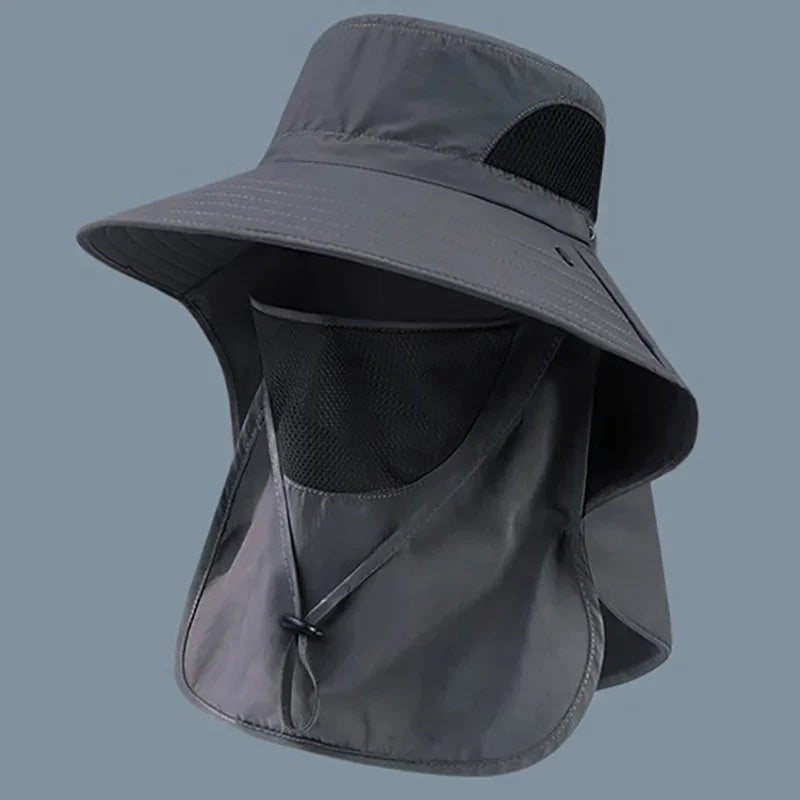 Sombrero con Cubre Nuca UV - Ideal para Pesca y Trekking