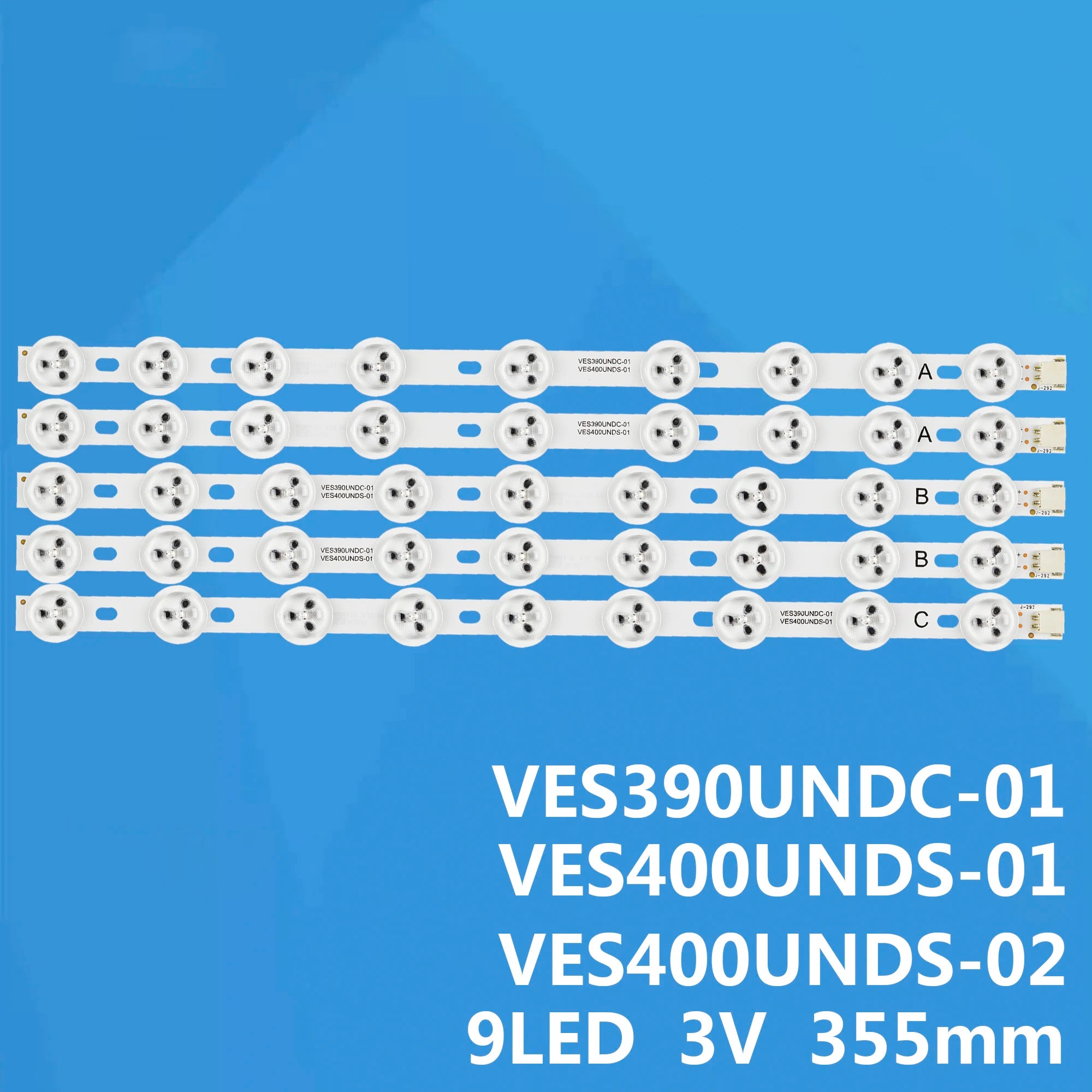 New TV LED Bars For VESTEL K40DLV2F VES400UN VES400UNDS01B D40F185N3C VES390UNDC 01 40 BMS DLED 0.36A U5R7 YE PAR LT-39C740