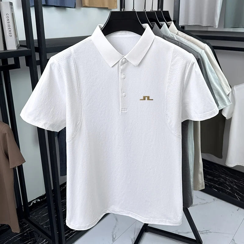 Polo Deportivo Hombre Manga Corta | Estampado Verano - Fresco y Versátil