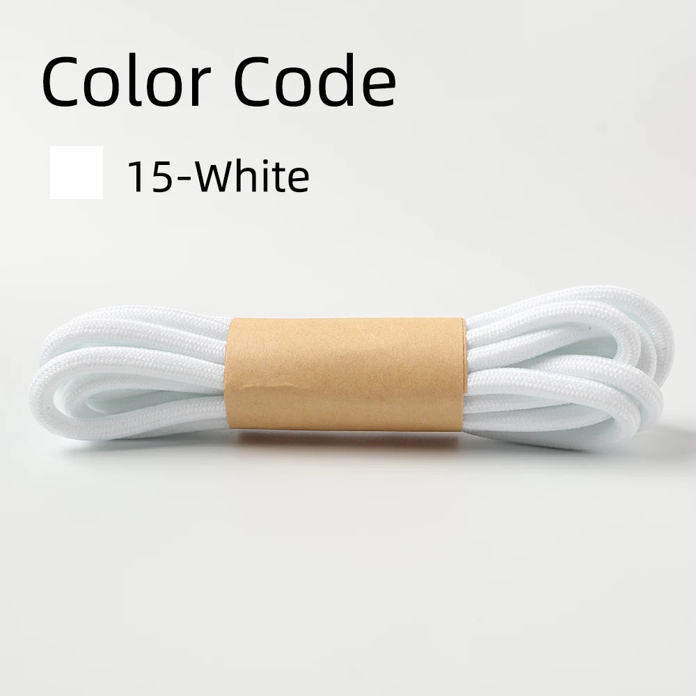 Traditional Shoelaces for Yee 350/700/Slides Sneakers, Round Laces Women Men 18 Color Options (Red/Off-White)