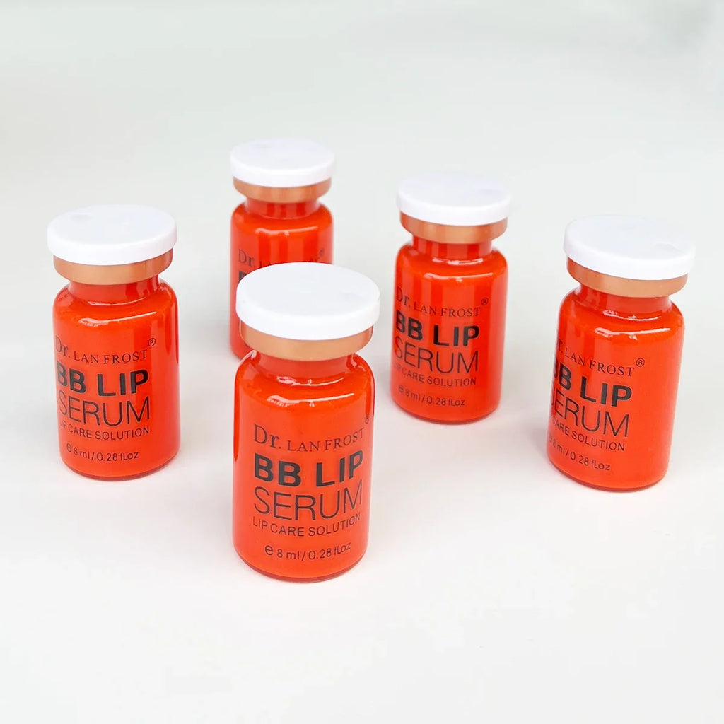BB Cream Lip Kit Ampoule Serum Foundation Starter Kit Permanent Makeup Lip Pigment(Red Orange Pink)