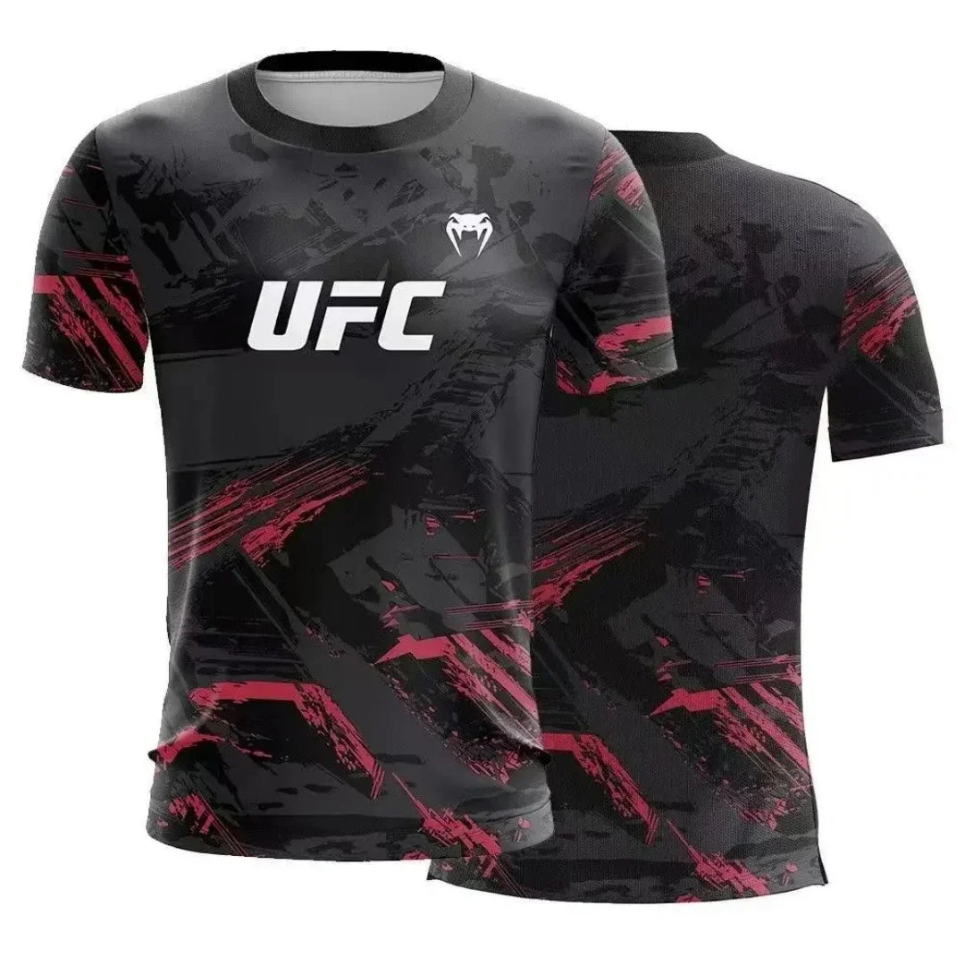 Remera Deportiva Hombre - Secado Rápido Estilo UFC