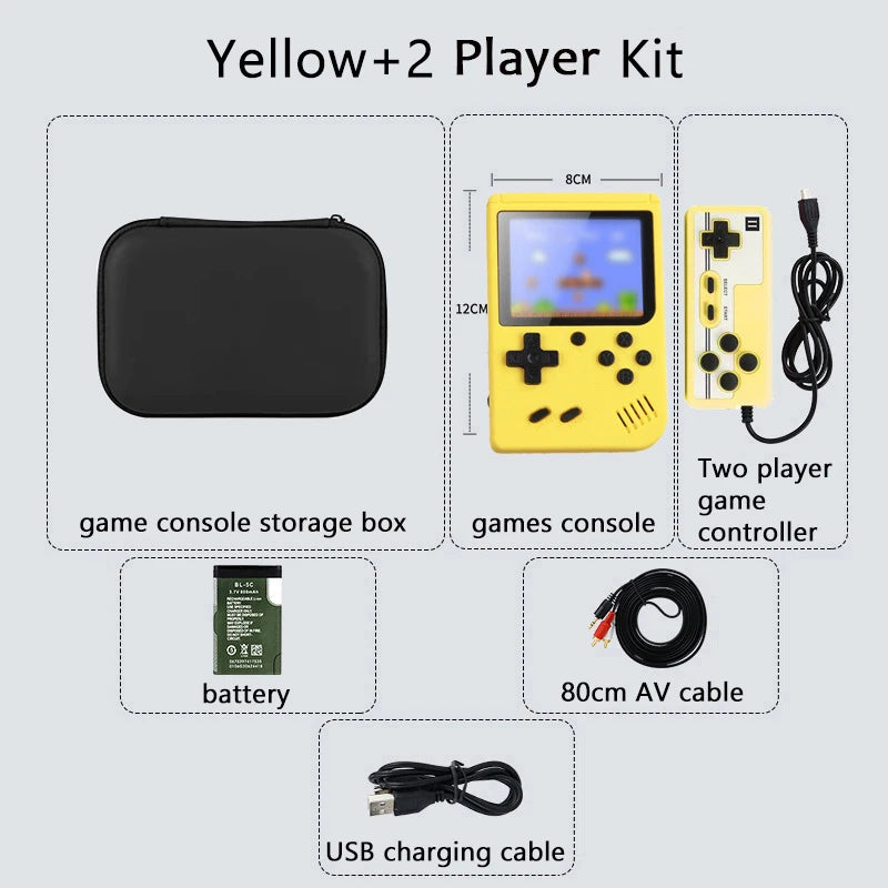 Built-in 500+ Classic Games Children's Handheld Game Players for Gameboy Output Emulator Charging Can Be Connected To The TV