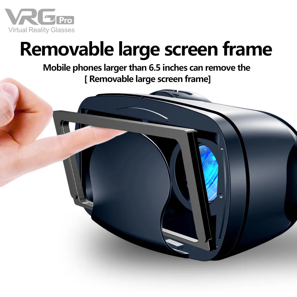 Virtual Reality 3D VR Glasses Headset Smart Helmet Smartphones Mobile Phone Lenses with Headphone Viar Binoculars Goggles Device