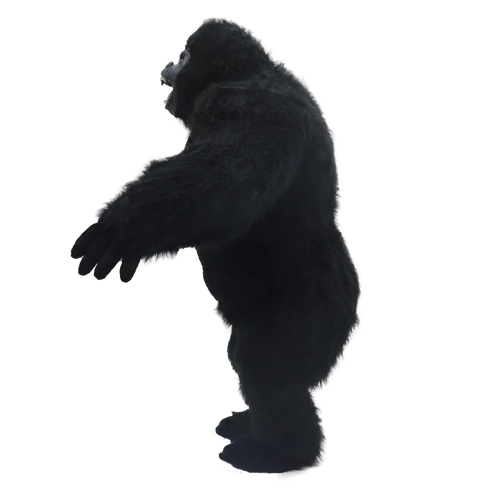 SAYGO Inflatable Multi Color King Kong Adult Cosplay Halloween Costume Plush Animal Mascot Carnival Dress Set Fur Gorilla Set