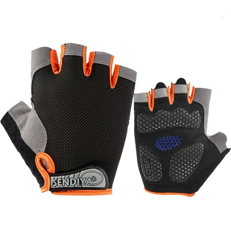 Guantes de Gym Sin Dedos – Fitness Ciclismo Antideslizante Unisex