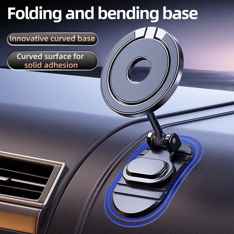 720 Rotation Magnetic Car Phone Holder Stand Strong Magnet Smart Phone Bracket For iPhone 15 14 13 12 Pro Max Samsung Xiaomi