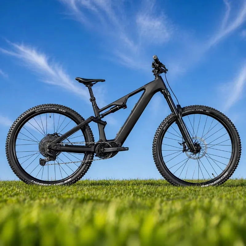 Carbon Fiber Full Suspension Electric Mountain Bike 29er M560 Mid Drive
