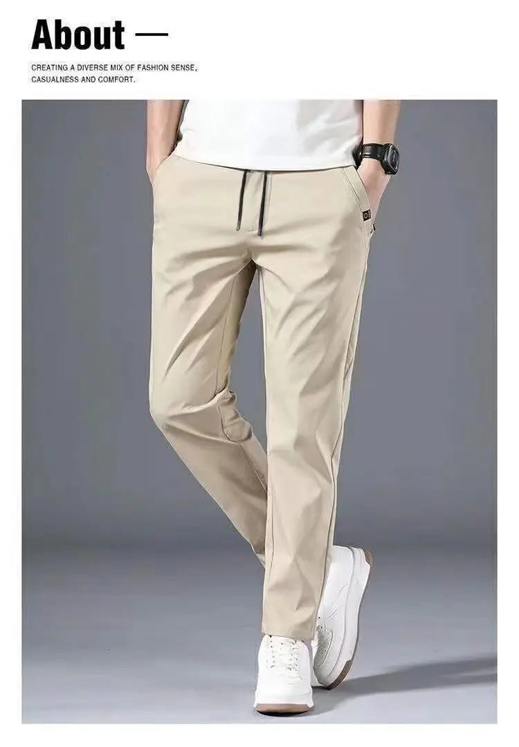 Pantalón Hombre Verano - Recto y Liviano Estilo Coreano