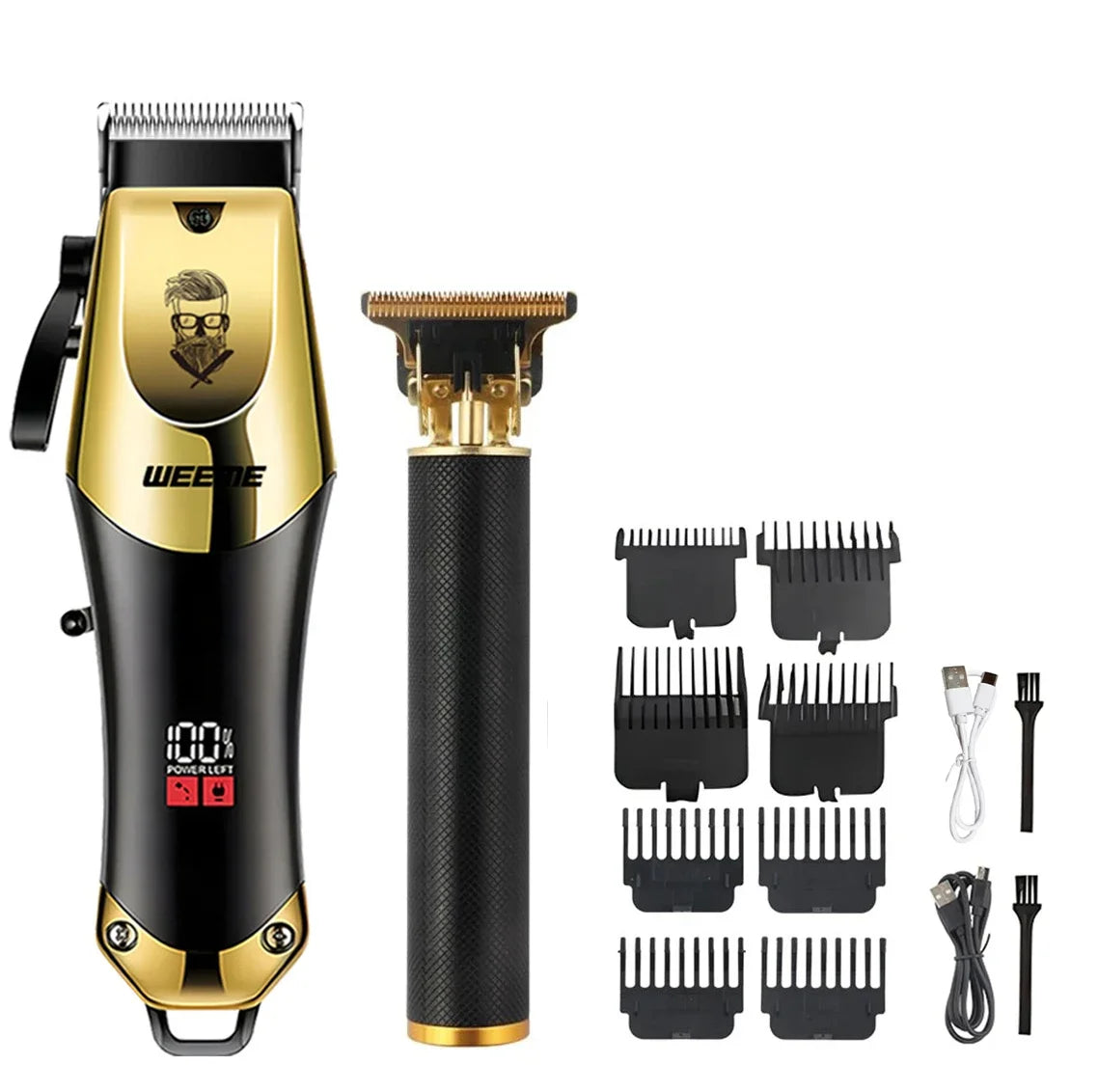 2026 Hair Cutting Machine Electric Vintage Hair Clipper Cordless Shaver Barber USB Fast Charging Hair Trimmer For Hairdresse