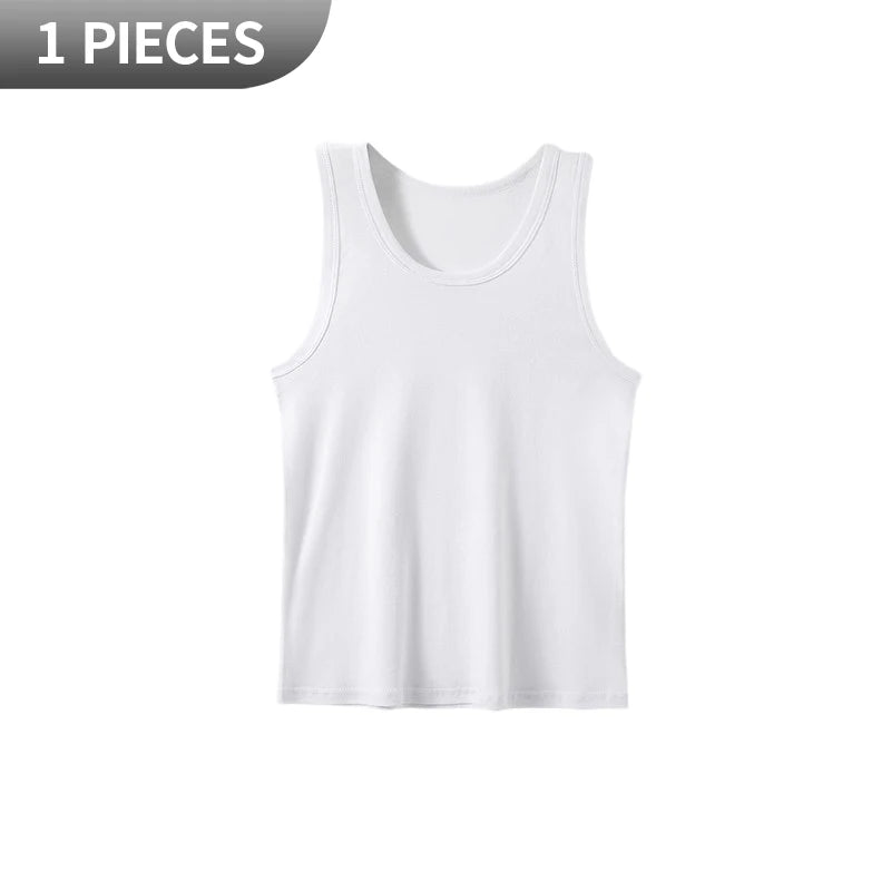 1/3 Piece Men's Slim-Shouldered T-Shirt For All Seasons Youth Style Solid Color Sporty And Comfortable Suitable For Home Wear