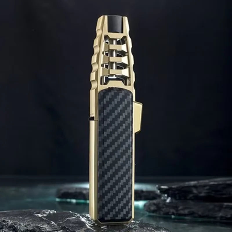 JOBON Kitchen BBQ  Cigar Big Jet Flame Turbo Torch Fire Lock Adjust Refill Lighter Without Butane Gas