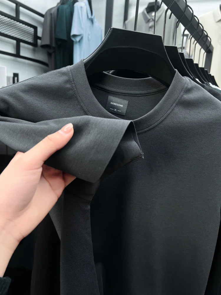 Luxury brand breathable cotton short sleeved exquisite Paul Pony embroidered T-shirt summer comfort casual round neck men's wear