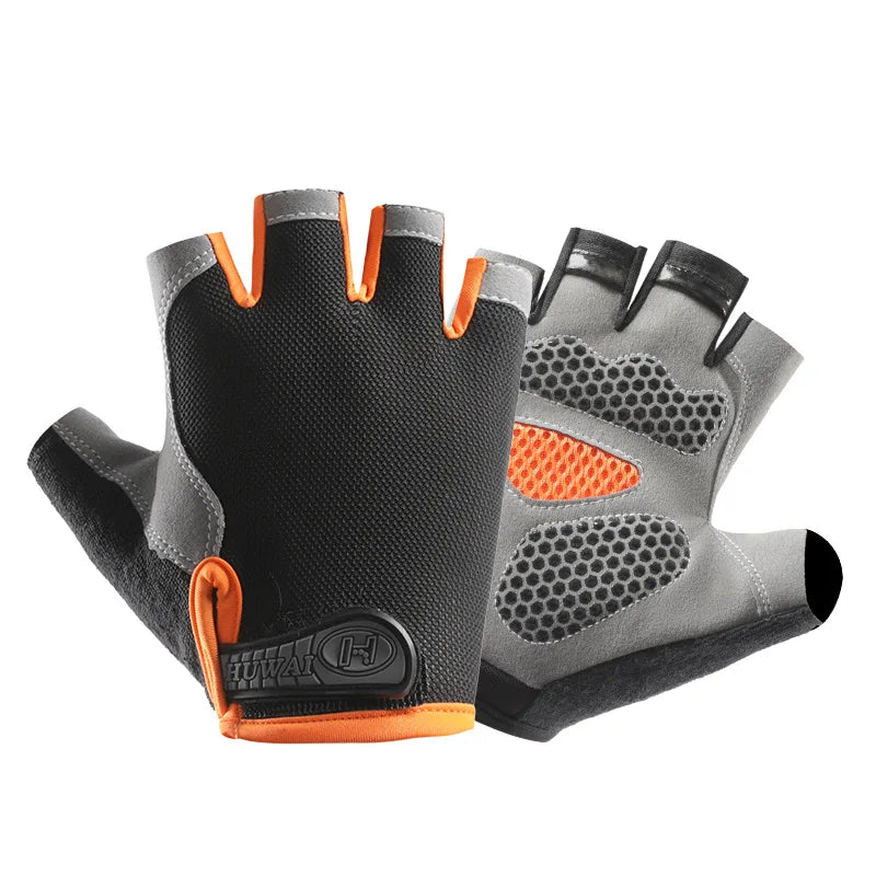 Guantes Ciclismo y Pesca Sin Dedos – Transpirables Antideslizantes Unisex