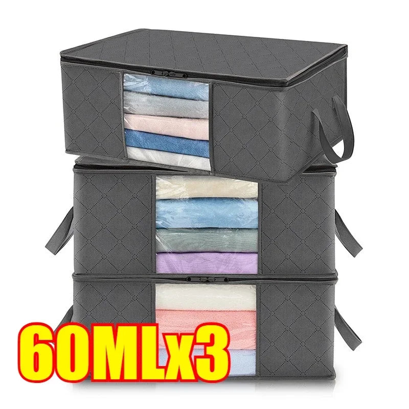 Bolsa de Almacenamiento Plegable para Ropa y Mantas