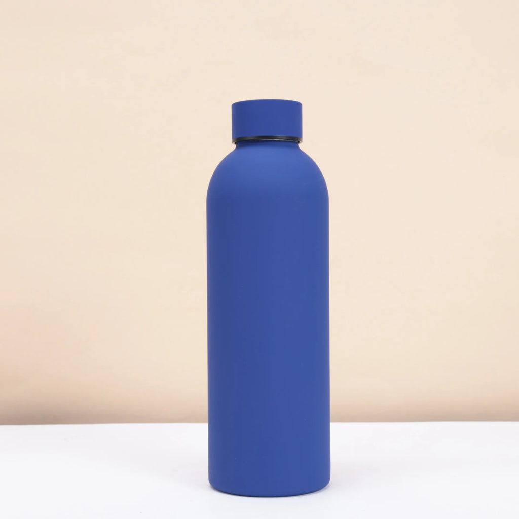 500ml Insulated Bottle Solid Color 304 Stainless Steel Jug with Lid Large Capacity Ice Coffee Cup Portable for Driving Travel