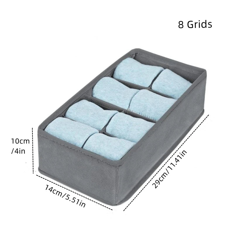 Underwear Organizer Socks Pants Bra Storage Box Cabinets Drawers Wardrobe Clothes Scarf Storage Organizer Boxes For Bedroom