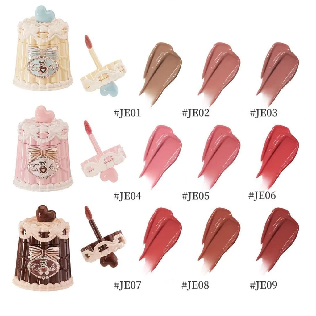 Flower Know Sweetie Bear Makeup Set Shimmer Matte Blush Lipstick Kit