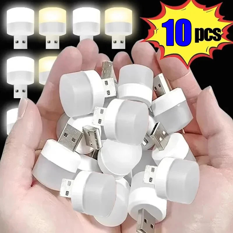 Luz LED USB Mini - Lámpara de Lectura Portátil