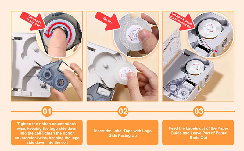 NIIMBOT N1/B18 Mini Portable Label Printer Thermal Transfer Pocket Label Maker With Long Life Ribbon And PET Stickers Gift